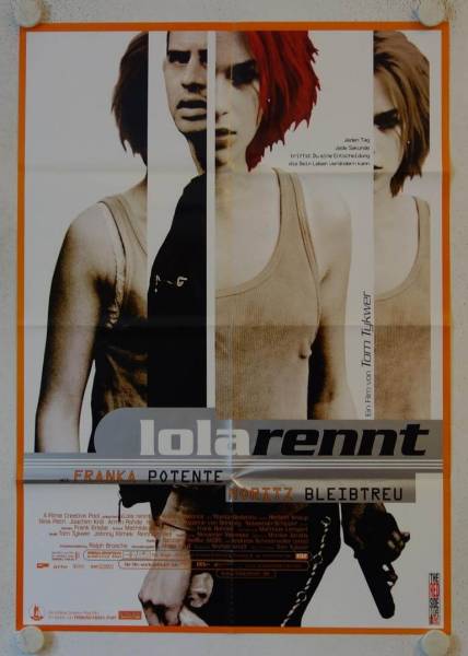 Run Lola Run original release german movie poster